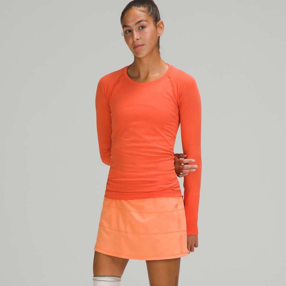 Lululemon Swiftly Tech Long Sleeve Shirt 2.0 Race Length NWT; Size 12 w/bag